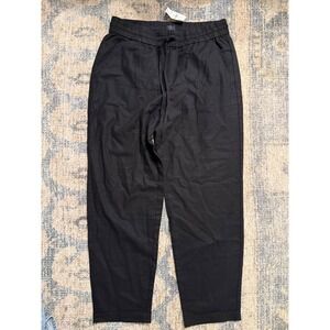 J. Crew Linen Pants Black Size 4 NWT